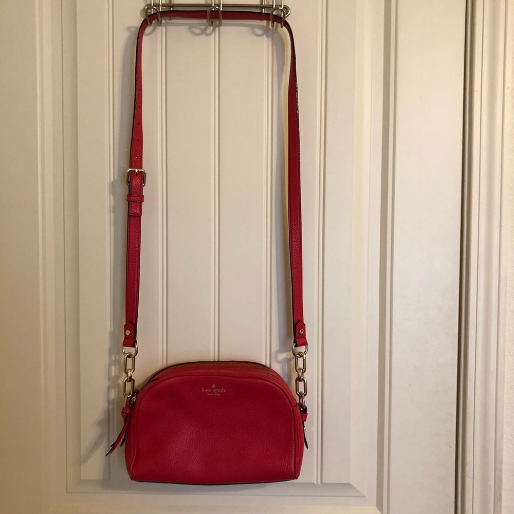 Red crossbody
